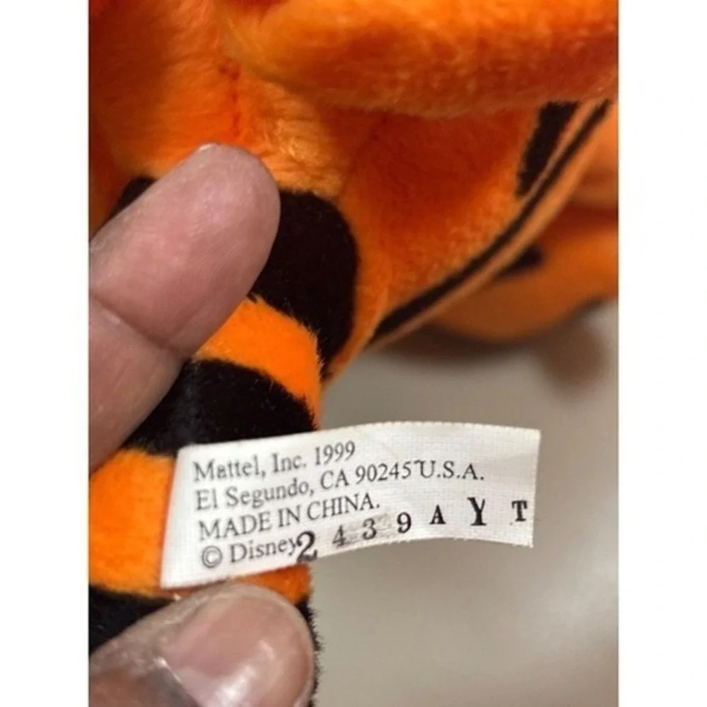 Mattel Tigger and Roo Plush Disney Unisex OS Orange Excellent Vintage 1999 Toy